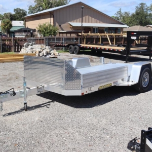 6.5×14.5 Aluminum Heavy Tilt Utility Trailer with Slingshot Package